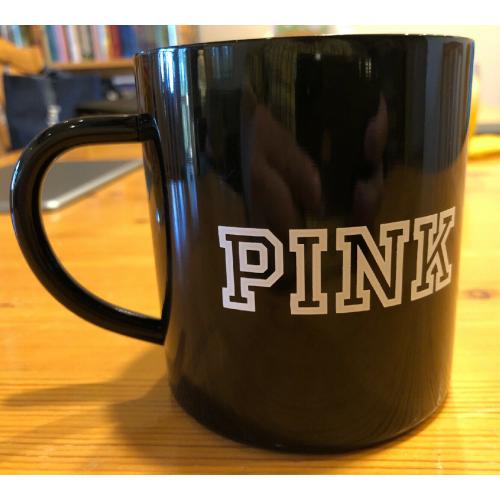 Victoria's Secret Pink Coffee Mug Double Wall Stainless Steel Cup Tumbler