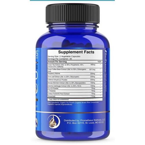 Prometheus Wellness Thermo Pro Thermogenic Belly Fat Burner Weight Loss Pills