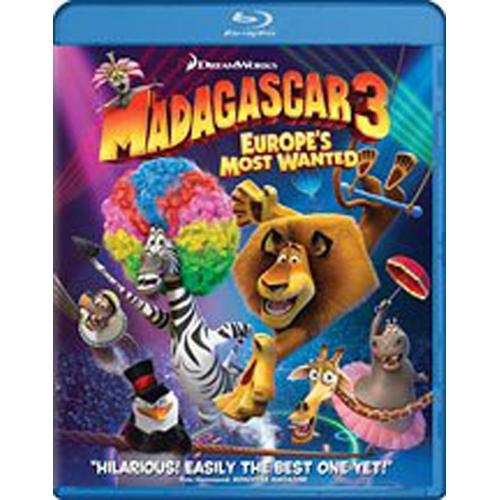 Madagascar 3: Europe's Most Wanted [Blu-ray]  Free Shipping