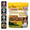 #1 Top Chews Chicken & Apple Recipe 2.5 Lbs 100% Natural Sausage Dog Treats