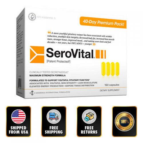 SeroVital Dietary Supplement 160 Count + Amino Acids Anti Aging Breakthrough EXP