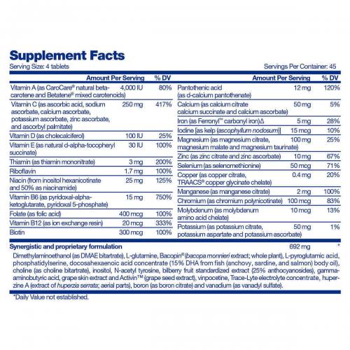 FOCUS factor Dietary Supplement, Nutrition for the Brain 180 Tablets