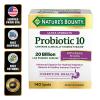 Natures Bounty Ultra Strength 10 Probiotic 140 Capsules Digestive Support EXP