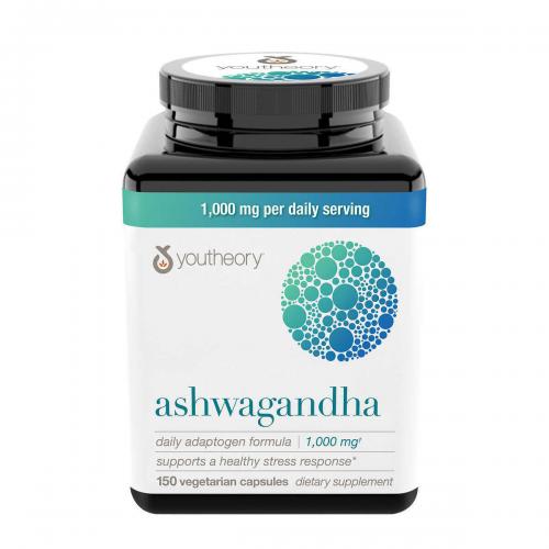 youtheory Ashwagandha 1000 mg. 150 Capsules