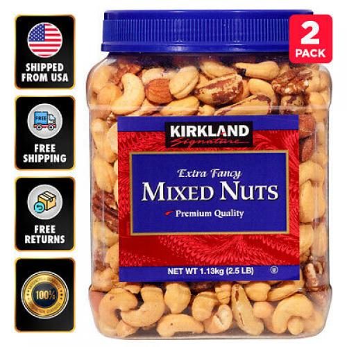 Kirkland Extra Fancy Grade Mixed Nuts 2.5 Lbs - 2 Pack