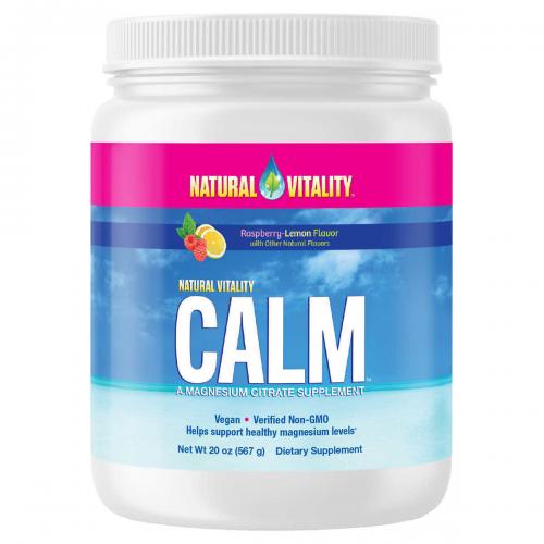 Natural Vitality Calm Magnesium Citrate Powder, 20 Ounces