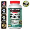 Kirkland 50+ Mature Multi Vitamins & Minerals (400 Tablets) Antioxidant EXP