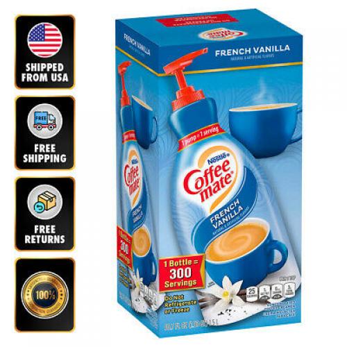 Nestlé Coffee Mate Coffee Creamer French Vanilla Bottle 50.7 Oz