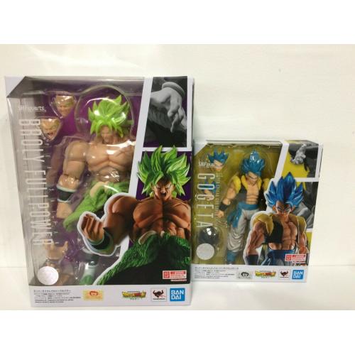 2-SET S.H.Figuarts Dragon Ball Movie Super Saiyan Blue Gogeta & Broly IN STOCK!