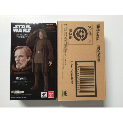 BANDAI S.H.Figuarts Star Wars Luke Skywalker THE LAST JEDI Authentic US Seller