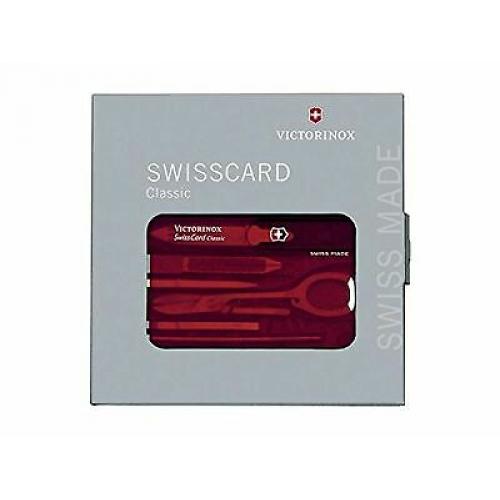 Victorinox Swiss Army Swiss Card, Translucent Ruby 0.7100.T