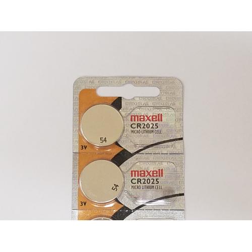 25pc GENUINE MAXELL CR2025 2025 LITHIUM BUTTON COIN CELLS BATTERIES Battery 3V