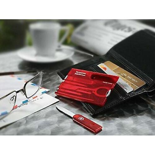 Victorinox Swiss Army Swiss Card, Translucent Ruby 0.7100.T