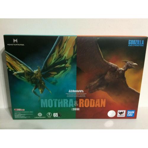 GENUINE^ S.H.MonsterArts Mothra & Rodan 2019 Godzilla King of Monster Bandai USA