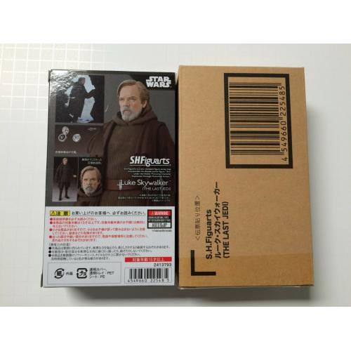 BANDAI S.H.Figuarts Star Wars Luke Skywalker THE LAST JEDI Authentic US Seller