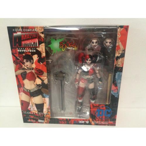 US SELLER Kaiyodo Revoltech Amazing Yamaguchi Series No 15 Harley Quinn OFFICIAL