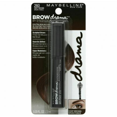 Maybelline New York Brow Drama Sculpting Mascara Gel #260 Deep Brown