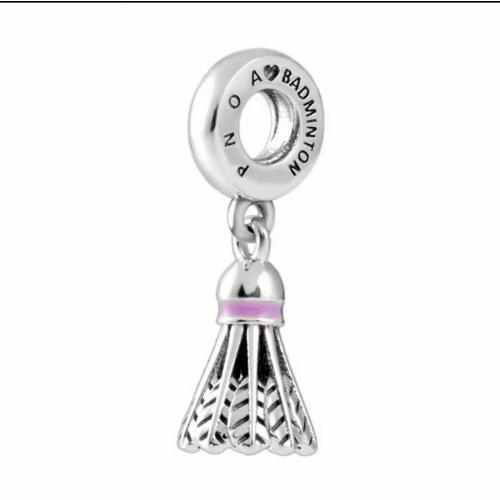 New Authentic Pandora S925 ALE Sterling Silver Badminton Birdie Charm 799025C01