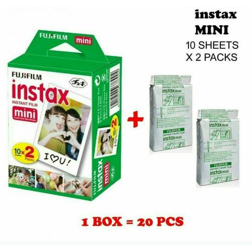 40 Print Fujifilm Instax Mini Instant Film Packs for all mini 8-9 instant camera