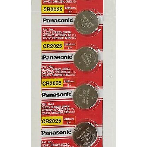 4 NEW PANASONIC CR2025 ECR 2025 Batteries 3V Exp.2025