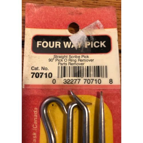 Forney 70710 4-Way Pick Set, 4-Piece