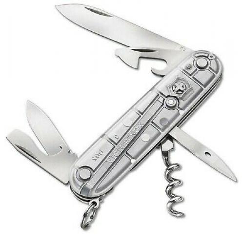 Victorinox Swiss Army Spartan Pocket Knife, Silver Tech