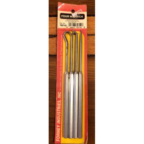 Forney 70710 4-Way Pick Set, 4-Piece