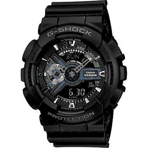 Casio G-Shock Ana-digital World Time Black Dial Men's watch GA-110-1BDR