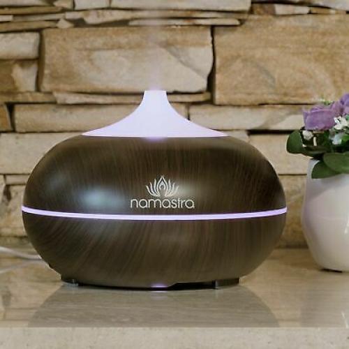 Aromatherapy Diffuser For Essential Oils 10 fl. oz. Dark Wood Grain Aroma Dif...