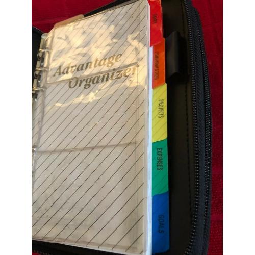 Advantage imitation leather organizer new umarked