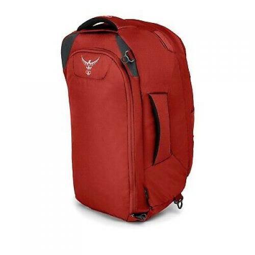 Osprey Packs Farpoint 40 Travel Backpack, Jasper Red, Medium/Large