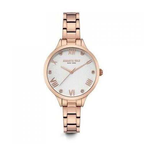 Kenneth Cole New York Women's Rose Gold Tone Stainless Steel Watch KC50197002