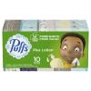 Puffs Plus Lotion Facial Tissues, 10 Family Boxes (132 tissues per box)