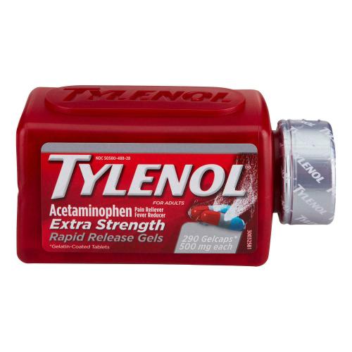 TYLENOL Extra Strength Rapid Release Gels (290 ct.) Works at the Speed of Life