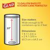 Glad Tall Kitchen Drawstring Trash Bags, ForceFlexPlus 13 Gallon 120 ct.