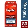 MegaRed Ultra Concentration 750mg Superior mega-3 Krill Oil (80 ct.) 30% more