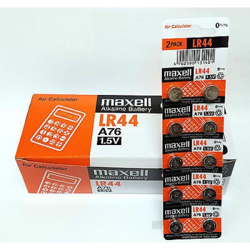 200 NEW LR44 MAXELL A76 L1154 AG13 357 SR44 303 BATTERY NEW