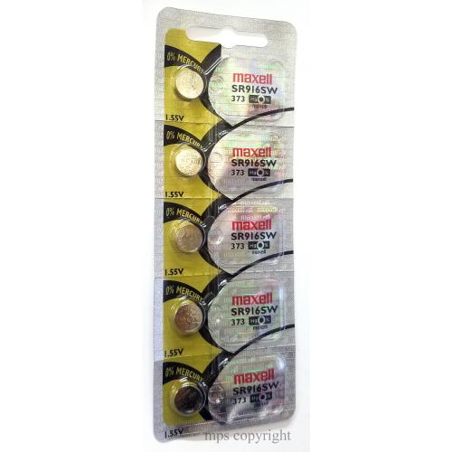 373 MAXELL WATCH BATTERIES SR916SW SR68 SB-AJ WA V373 D373 New Authorized Seller