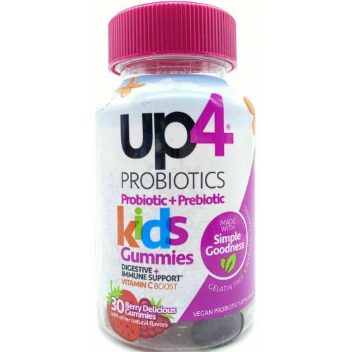  UP4 Kids Probiotics + Prebiotic 30 Ct Gummies Berry