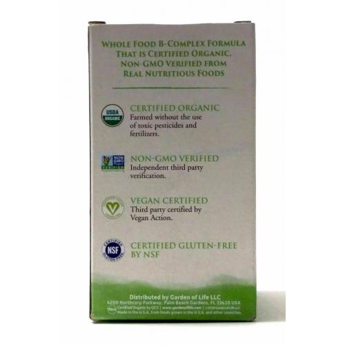 Garden of Life My Kind Organics B-Complex 30 Vegan Tablets 03/2022