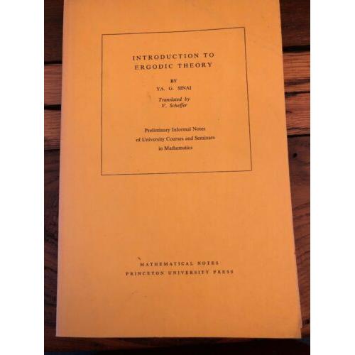 Introduction to Ergodic Theory 1977 1st Edition Sinai