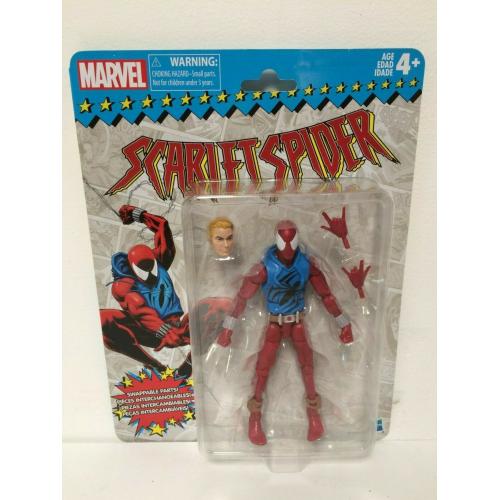 IN STOCK!  Marvel Legends Retro Vintage Scarlet Spider Hasbro 6  GREAT PAINT QC