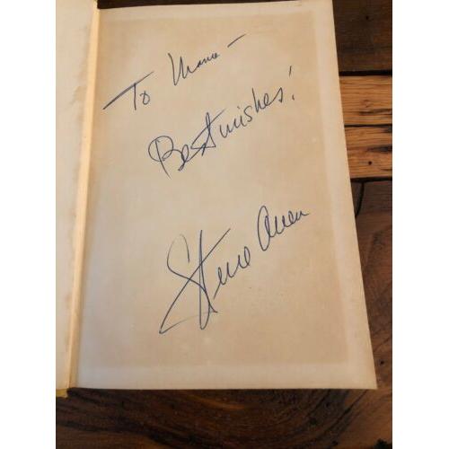 AUTOGRAPHED Fourteen For Tonight Comedian Steve Allen 1955 Second Printing HC