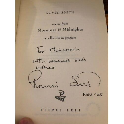 AUTOGRAPHED Poems From Mornings & Midnights / Rommi Smith