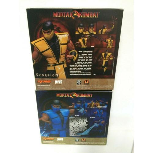 Storm Collectibles 1/12 Scale Mortal Kombat Scorpion + Subzero Action Figure SET