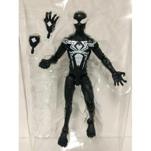 Marvel Legends Spider-Man Symbiote BLACK Costume (No Kingpin BAF Piece) In Stock