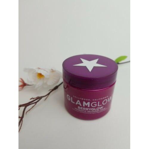 GLAMGLOW BERRYGLOW Probiotic Recovery Face Mask NEW 2.5oz / 75ml No Box MSRP $49