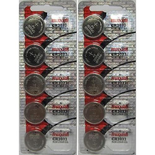 Maxell CR2032 CR 2032 3v Lithium Battery 10 pack