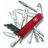 Victorinox - Cybertool 34 Swiss Army Knife (Translucent Red) 17725