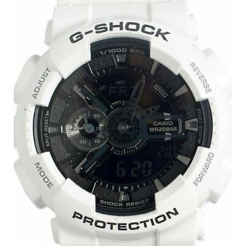 Casio G-Shock GA-110 Garish Trending Series Men's Luxury Watch - White